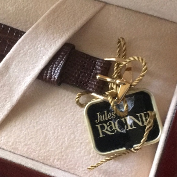 Jules RaCine Gold Liberty Coin Face Wrist Watch - Picture 14 of 16